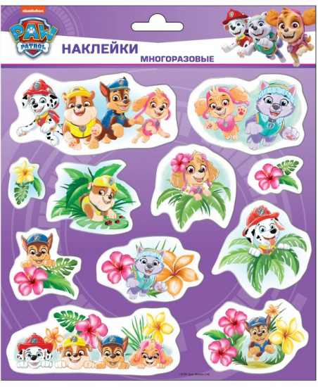 Наклейки вспененные «Щенячий патруль»