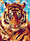 Картина по номерам «Игривый тигр»