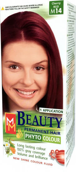 Краска для волос стойкая, оттенок М14 Вишнёво-Красный