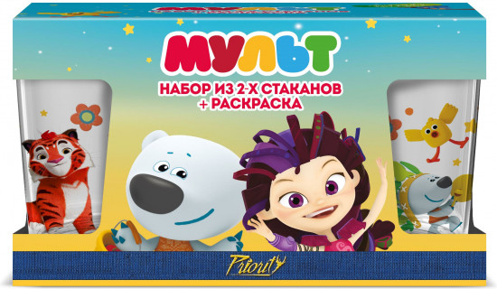 Набор стаканов «Мульт»