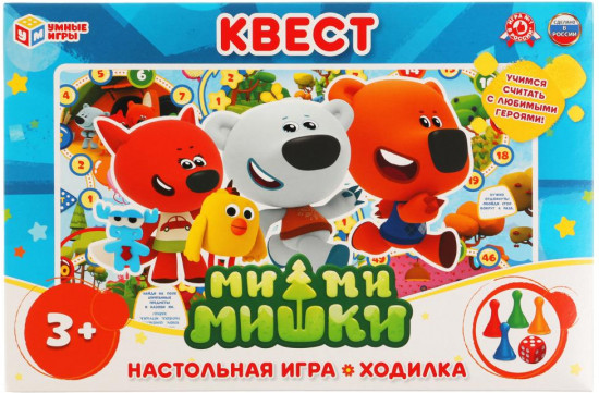 Игра настольная «Ми-ми-мишки. Квест»