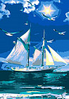 Картина по номерам «Тихое море»