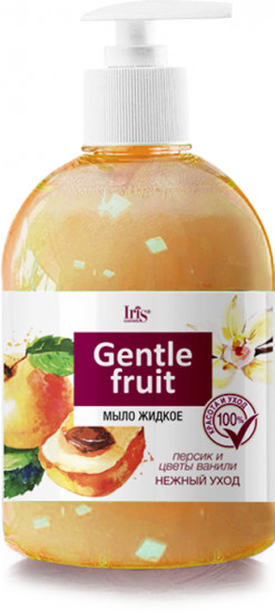 Мыло жидкое с экстрактом персика и ванили «Gentle fruit»