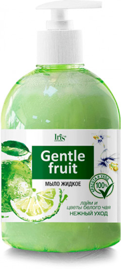 Мыло жидкое экстрактом лайма и цветов белого чая «Gentle fruit»