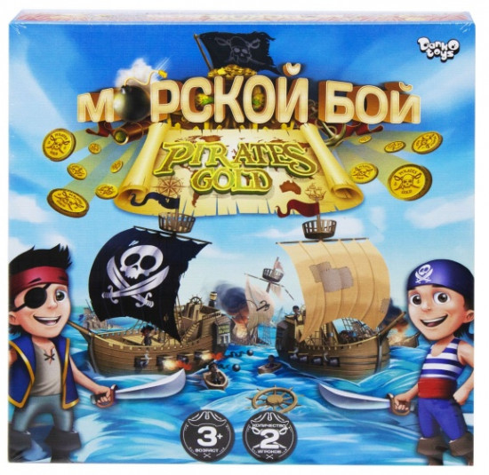 Игра настольная «Морской бой. Золото пиратов»