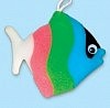Губка для купания в виде рыбки