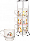 Набор кружек на подставке