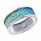 Кольцо из серебра с кристаллом Swarovski