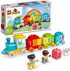 Конструктор LEGO® Duplo 10954 Поезд с цифрами — учимся считать. Number train — learn to count