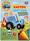 Картон цветной «Синий трактор»