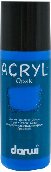 Краска акриловая «Opak», 256 ультрамарин