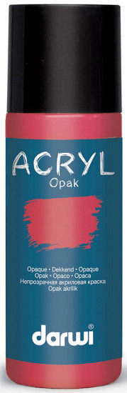 Краска акриловая «Opak», 420 кармин
