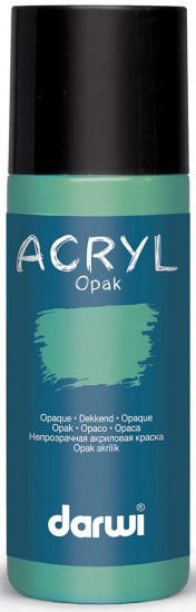 Краска акриловая «Opak», 620 изумрудный