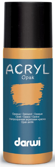 Краска акриловая «Opak», 746 охра желтая