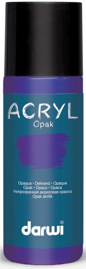 Краска акриловая «Opak», 900 фиолетовый
