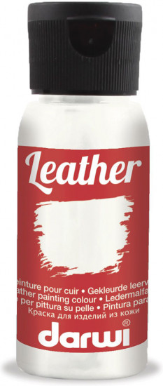 Краска для кожи «Leather», белый