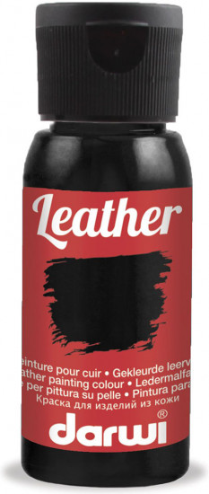 Краска для кожи «Leather», черный