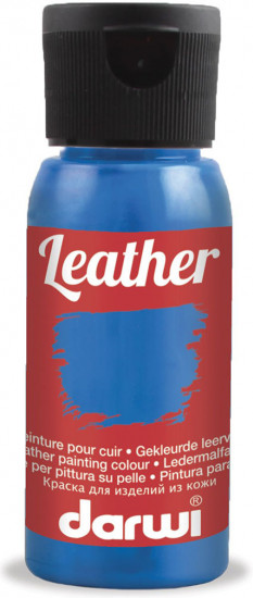 Краска для кожи «Leather», небесно-голубой
