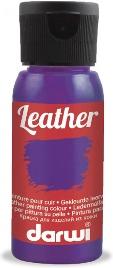 Краска для кожи «Leather», фиолетовый