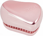 Расческа компактная «Pink matte chrome»