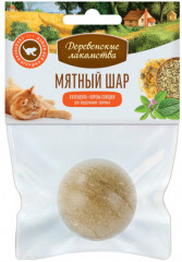 Лакомство-игрушка для кошек «Мятный шар»