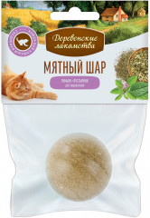 Лакомство-игрушка для кошек «Мятный шар»