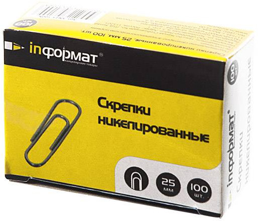 Скрепки канцелярские