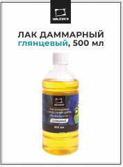 Лак даммарный глянцевый для масла