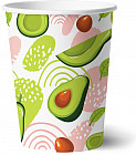 Набор бумажных стаканов «Авокадо»