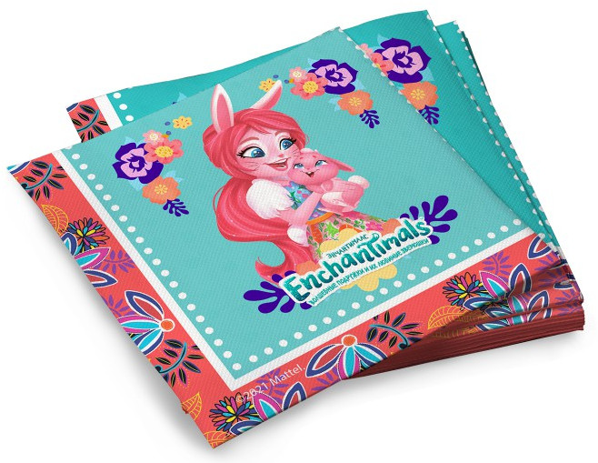 Салфетки бумажные «Enchantimals» | ND Play