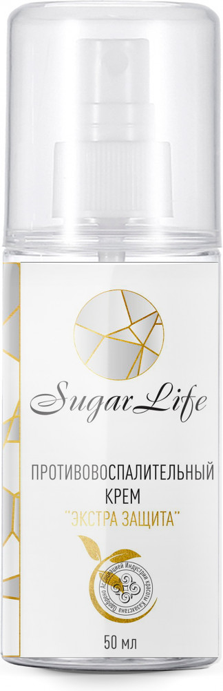 Крем для лица противовосполительный «Экстра защита» | White gold | Sugar Life