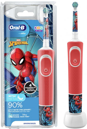 Щетка детская электрическая Oral-B Kids «Человек-Паук»