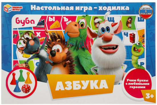 Игра настольная-ходилка «Буба. Азбука»