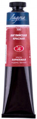 Краска акриловая, 300 английский красный