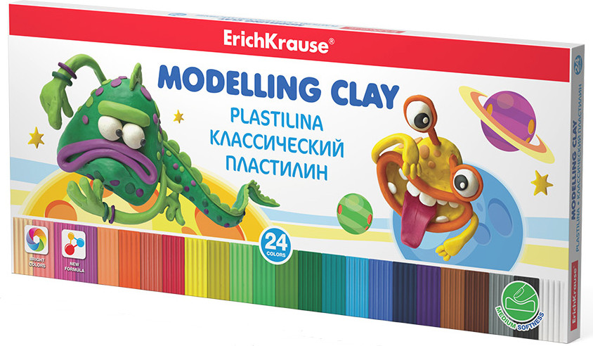 Пластилин классический | Monsters | Erich Krause