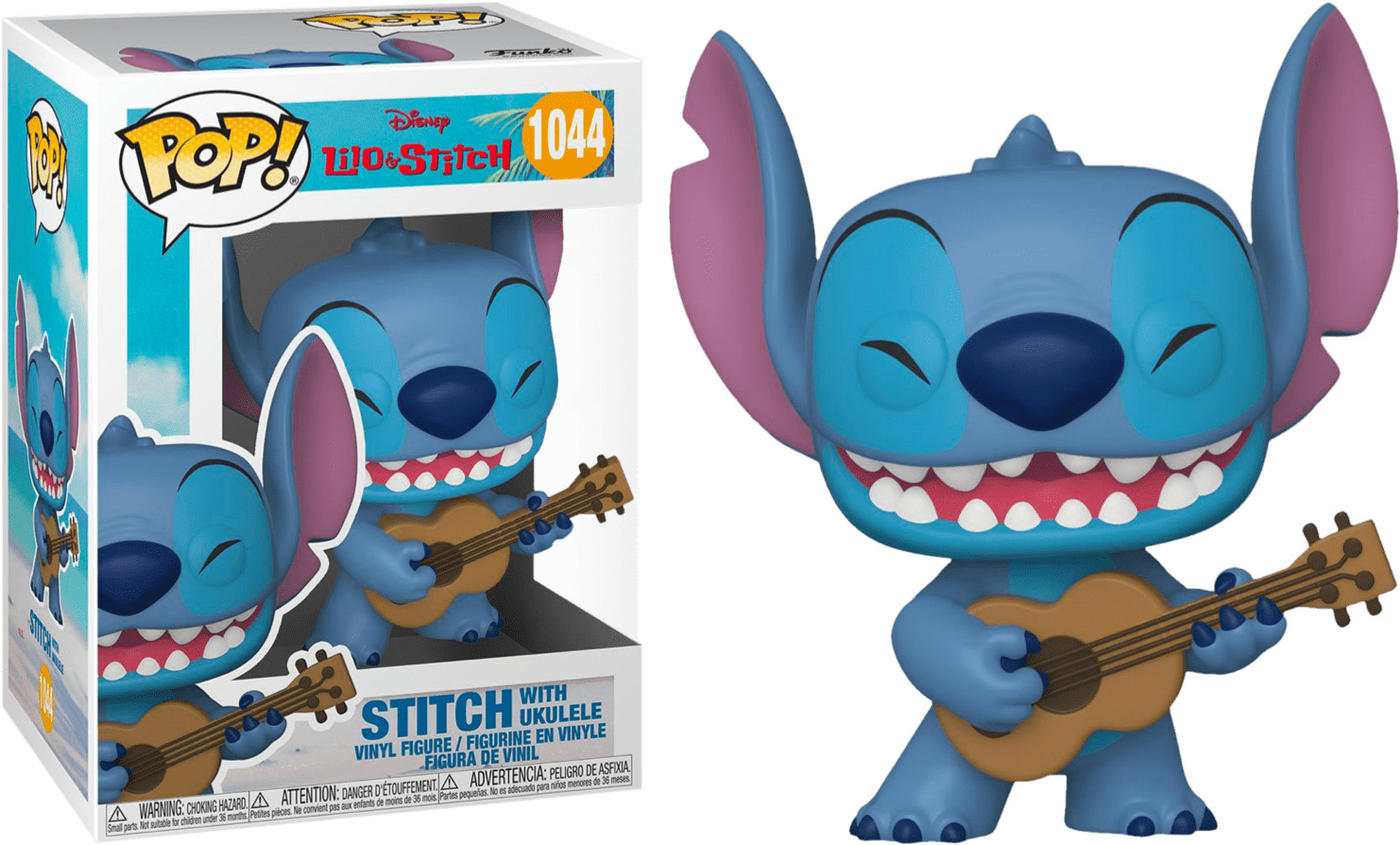Фигурка «Stitch with Ukulele» | Lilo & Stitch | Funko Pop!