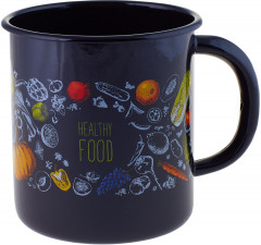 Кружка эмалированная «Healthy food»