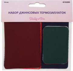 Набор джинсовых термозаплаток