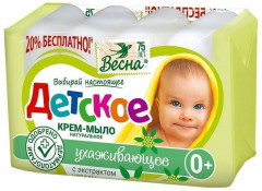 Крем-мыло детское с экстрактом череды