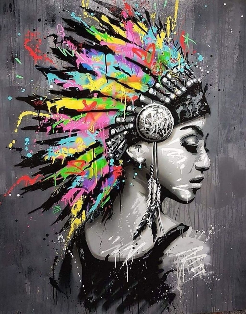 Картина по номерам «Индейские мотивы» | Paintboy