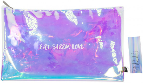 Папка для тетрадей «Eat, sleep, love»