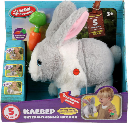 Игрушка интерактивная «Кролик Клевер»