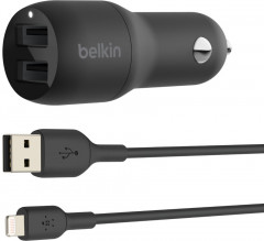 Зарядное устройство автомобильное Belkin Dual USB-A