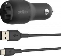 Зарядное устройство автомобильное Belkin Dual USB-A