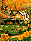 Картина по номерам «Осенний домик»