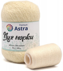 Пряжа для вязания «Пух норки»