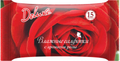 Салфетки влажные с ароматом розы