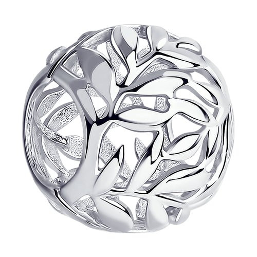 Подвеска из серебра с родированием