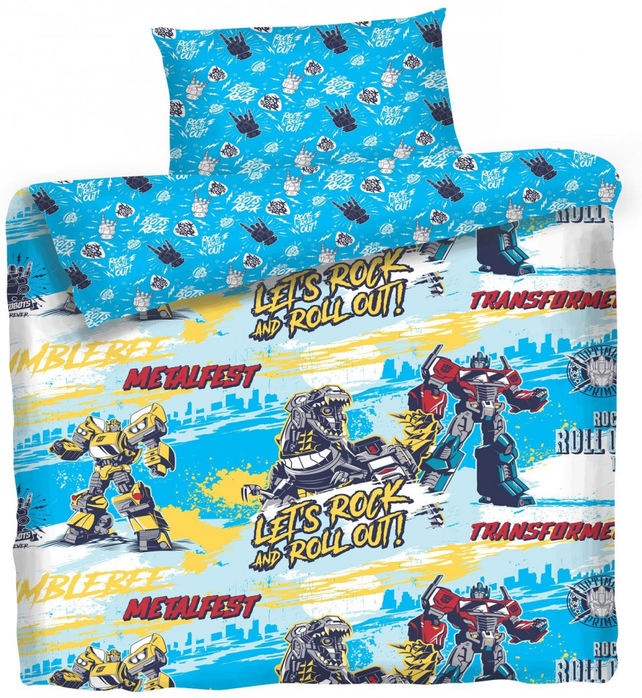Комплект постельного белья «Transformers Rock n Roll» | Hasbro | Mona Liza