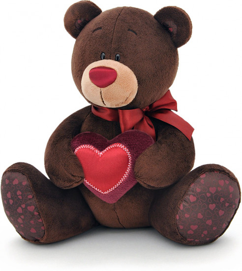 Игрушка мягкая «Мишка Choco с сердцем»